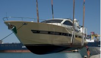 The launch of the new Cerri 86 motor yacht PACHAMAMA by Cerri Shipyard